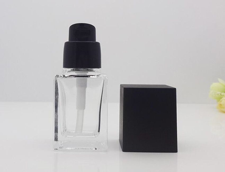 Clear Cosmetic Glass Bottles